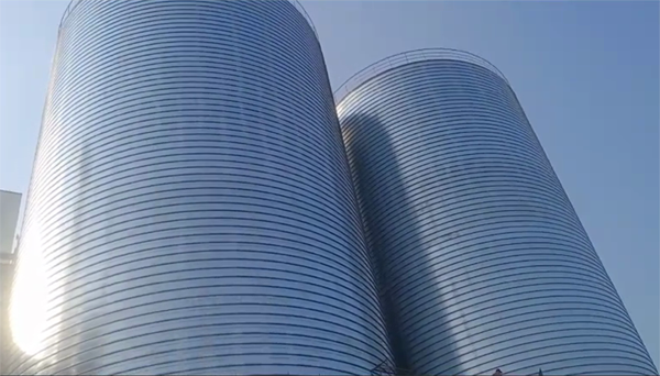 正定2座混凝土高架卷板仓